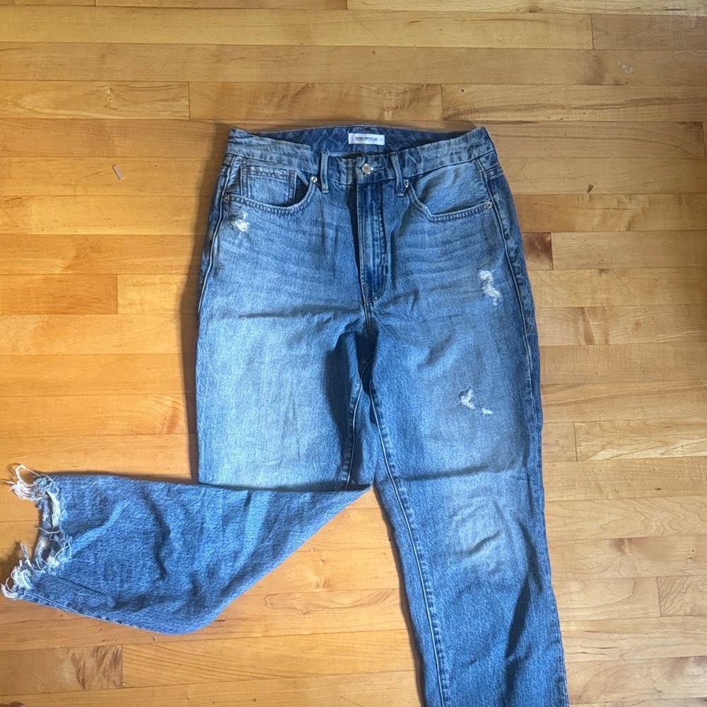 Classic Blue Distressed Jeans